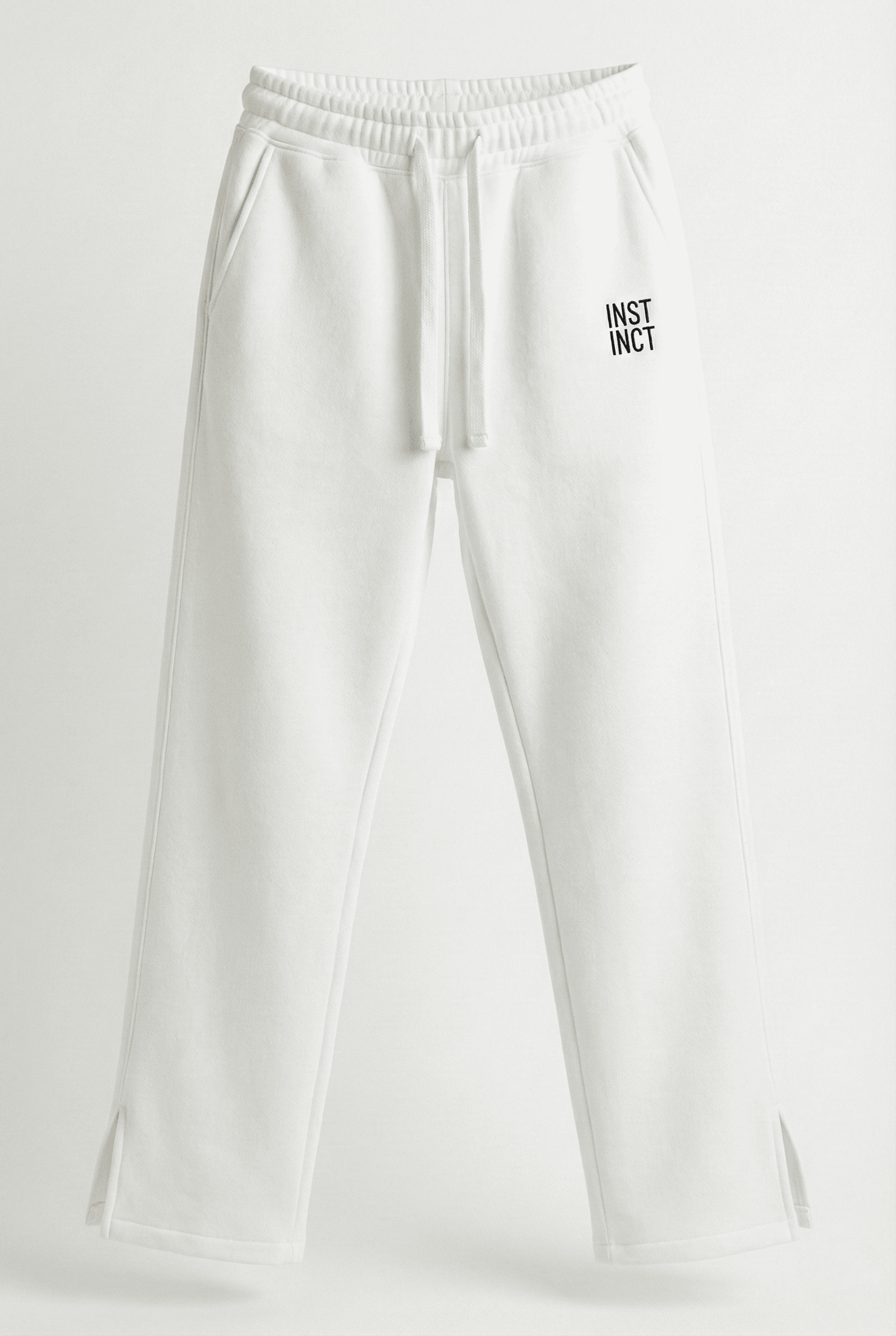white Unisex Instinct SIGNATURE Sweatpants